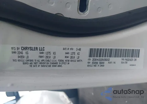 2008 Dodge Charger from USA, damaged, VIN 2B3KA43G68H286032